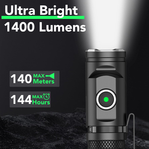 Công suất cao túi đèn pin 18350 ngoài trời cắm trại EDC từ đèn Pin ngọn đuốc cho ngoài trời, đi bộ đường dài, khẩn cấp - Product Image 2