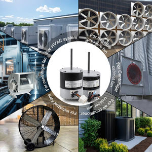 Moteur de ventilateur/four industriel sans balais à vitesse variable ECM, 1/2-1 CV, 120/240 V, 1075 tr/min, arbre de 1/2 po, efficacité IE3, montage sur pied - Product Image 4