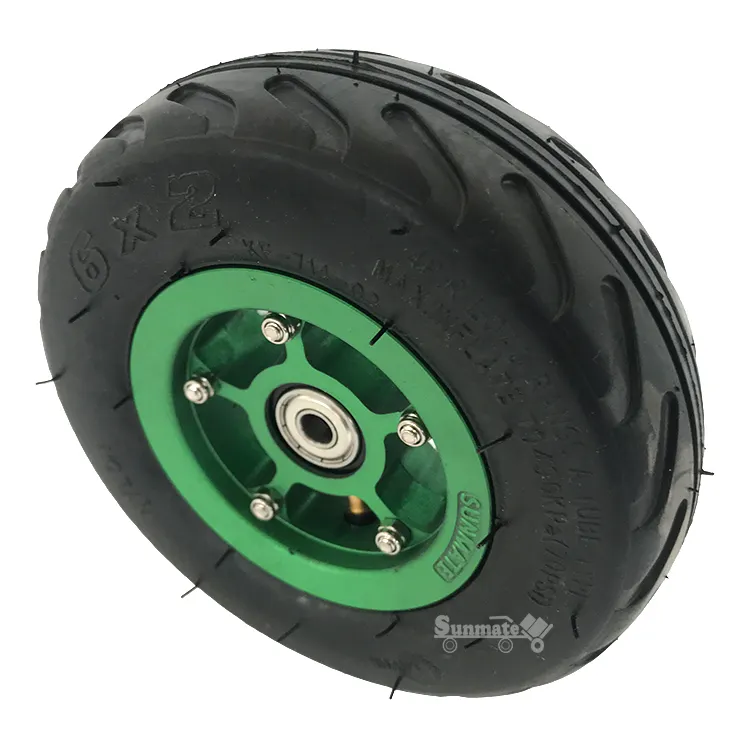 Negozio on-line di soluzione di 150x50mm 6 "pollici pneumatico fuori strada o di strada profilo elettrico mountainboard ruote