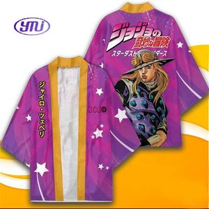 เสื้อยืดอะนิเมะ18สไตล์สำหรับ <span class=keywords><strong>jojo</strong></span> kimono haori - Product Image 2