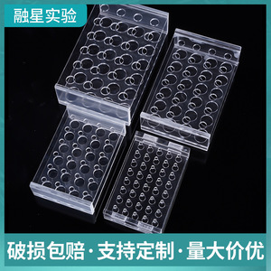 Soportes de acrílico para tubos de ensayo de 1.5ml, 5ml, 10ml, 15ml, con 8, 10 y 18 pozos, para tubos de centrífuga, para uso en laboratorio. - Product Image 3