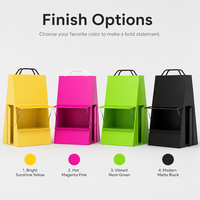 Kiosque pop-up extérieur personnalisé en forme de sac de courses, stand commercial de vente au détail pour marché, présentoir de magasin