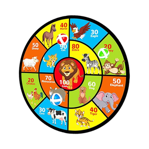 Bảng Phi Tiêu cho trẻ em 29 "hai mặt <span class=keywords><strong>Velcro</strong></span> Bảng phi tiêu trò chơi với dính quả bóng và phi tiêu trong nhà bên ngoài trời trò chơi đồ chơi - Product Image 1