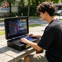 Новая аркадная игровая приставка DX 29800 1 Classic Mini: игровой центр с монетоприемником для нескольких игроков, 14-дюймовая HD-видеоконсоль 720P