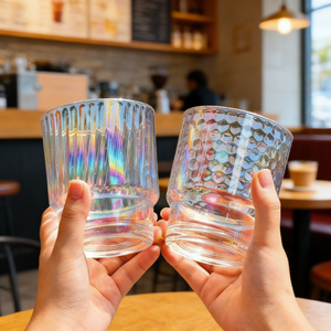 400ml Glass Tea Mug with Vintage Design Portable Straw Cap Large Capacity Leak Proof & Reusable - Product Image 5