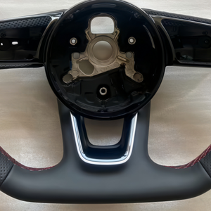 Volant de voiture entièrement en cuir pour <span class=keywords><strong>Audi</strong></span> A1 A3 A4 A5 A6 A7 B9.5 Q3 Q5 Q7 S5 S3 RS3 RS5 TT TTRS 8V 8P B8 B8.5 B7 Accessoires de voiture - Product Image 5