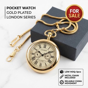 Reloj de Bolsillo Vintage al por Mayor, de Lujo, Estilo Antiguo, con Esfera Abierta, de Latón y Bronce, Mecánico, de Cuerda Manual, para Hombre - Product Image 1