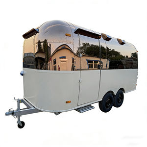 Chariot de nourriture mobile commercial à quatre roues en acier inoxydable pour hot-dogs, glaces et restauration rapide - Product Image 3