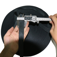 Sangle en tissu aramide 100 % Kevlar, plate, anti-humidité, largeur 100 mm, épaisseur 25 mm, ignifuge, couleur personnalisée, tressée