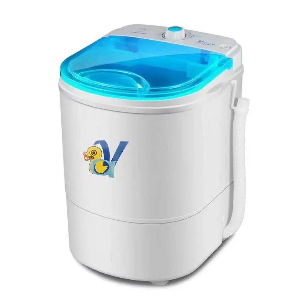 Mini Portable Electric Washing and Drying Machine Small Washing Machine with Spin Dryer Home