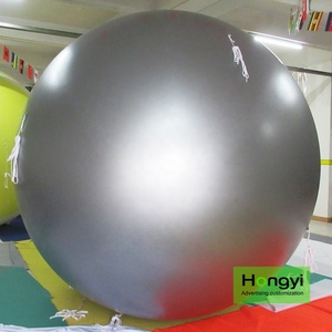 Grande Decorazione per Feste, Palla <span class=keywords><strong>a</strong></span> Specchio Gonfiabile Argento Brillante per Eventi e Pubblicità - Product Image 5
