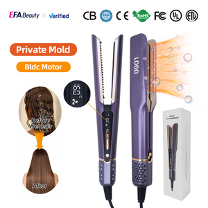 Lisseur de cheveux professionnel en céramique, coiffage rapide avec écran LCD, température réglable et arrêt automatique de sécurité - Product Image 1