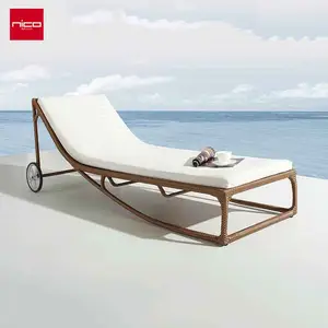 현대 옥외 수영풀 바닷가 일요일 lounger 침대