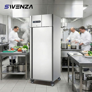 Frigorifero Commerciale SWENZA in Acciaio Inox, Attrezzatura di Refrigerazione a <span class=keywords><strong>Doppia</strong></span> Temperatura, Frigorifero Verticale - Product Image 6