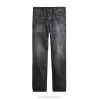 Personnalisé de Haute Qualité Designer Jambe Droite Eans Hommes Vintage Pantalon en Denim Lavé Men100 % Coton Jeans pour Hommes