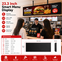 Monitor de Señalización Digital con Pantalla LCD Comercial Extensible, con Ángulo de Visión Completo, para Exhibición de Promociones en Supermercados