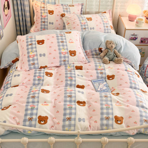Juego de Sábanas y Funda de Edredón de Diseño de Dibujos Animados en 3D de Alta Calidad, Juego de Ropa de <span class=keywords><strong>Cama</strong></span> <span class=keywords><strong>Infantil</strong></span> de Lujo, Tamaño Queen y King - Product Image 4