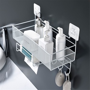 Modern Punch-free <b>Corner</b> Bathroom Racks Hotel & Dormitory <b>Kitchen</b> Wall <b>Storage</b> Aluminum Zinc Alloy - Product Image 2