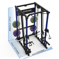 Zoshine Équipement de Gymnastique en Gros : Machine Smith Multifonction pour Exercices à Domicile, Appareil d'Entraînement Complet pour le Fitness
