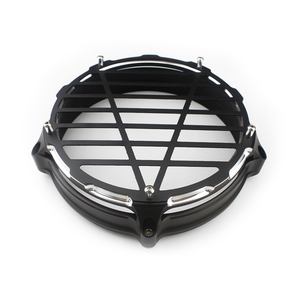 7 "Negro/plata/gris aluminio motocicleta faro bisel anillo embellecedor para <span class=keywords><strong>BMW</strong></span> <span class=keywords><strong>R</strong></span> <span class=keywords><strong>NineT</strong></span> 2014-2019 R9T <span class=keywords><strong>Scrambler</strong></span> 2014-207 - Product Image 1
