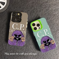Coque de téléphone design pour iPhone Xs Xr 11 12 13 14 15 16 17 Pro Max, coque CP Company, coque arrière tendance pour téléphone portable