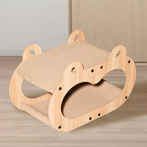 골판지 고양이 가구 휴식과 발 날카롭기를위한 대화 형 애완 동물 고양이 소파 - Product Image 2