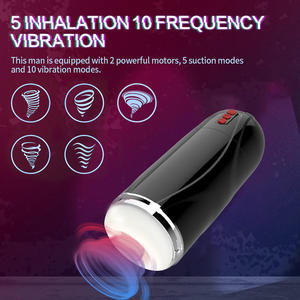 Siliconen Elektrische Speelgoed Mannelijke Masturbatie Cup Mannen Masturbator Apparaat Massager Mouw Machine Oefen Penis Hoofd Vibrator - Product Image 2