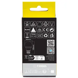 Bombilla LED A60 E27 9W 4000K, luz blanca neutra, eficiencia energética, ideal para iluminación general en hogares y oficinas. - Product Image 2