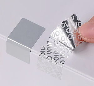 Etiqueta vacía A prueba de manipulaciones Etiquetas DE SEGURIDAD impermeables Etiqueta si sello Roto Garantía Etiqueta de tornillo vacío - Product Image 1