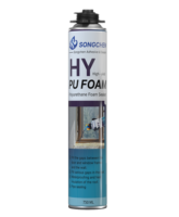 Mousse de pulvérisation en polyuréthane auto-expansive isolante thermique SONGCHEN, mousse PU multi-usages pour la construction, installation facile