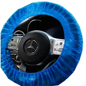 Wholesale Retail Disposable Thickened Non Woven Car Steering Wheel Cover For Automotive