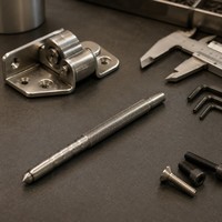 Outil de poinçonnage et de centrage en acier inoxydable de haute qualité avec corps moleté pour un perçage précis