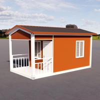Construction rapide de maisons préfabriquées en conteneurs et assemblage de petites maisons extérieures modulaires en conteneurs
