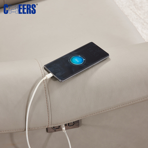 Manwah Cheers Điện 3 + 1 Da Thiết Lập Sofa Đồ Nội Thất Phòng Khách Ngả Sofa Couch Set - Product Image 5