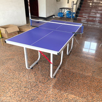 Tables de ping-pong pliables pour enfants en MDF pour la formation en salle