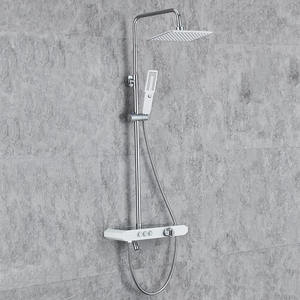 Ensemble <span class=keywords><strong>de</strong></span> rideaux <span class=keywords><strong>de</strong></span> <span class=keywords><strong>douche</strong></span> en acier inoxydable à montage mural <span class=keywords><strong>noir</strong></span> pour toilettes Hotel Home - Product Image 6