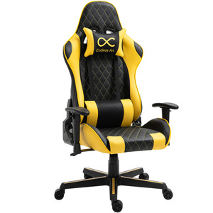 Gaming <b>Chair</b> Racing Style Pu Leather Reclining Height Adjustable For Home Office Use - Product Image 5