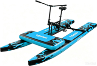 InflaToGo Prix d'usine en gros Vélo aquatique gonflable pliable en PVC+EVA haute résistance Capacité 100-500 kg pour mer, lac, extérieur