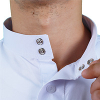 Robe de prière musulmane pour hommes, col montant, style qatari, vêtement islamique, boubou arabe JUBBAH, abaya confortable, thobe