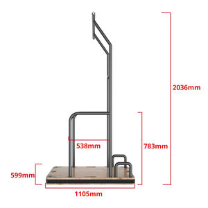 Kylinfit torre de poder destacável, flexões de braço, multifuncional, rack de treinamento - Product Image 2