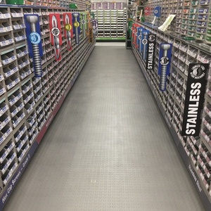 Carreaux de sol industriels durables en vinyle à emboîtement <span class=keywords><strong>Traitement</strong></span> de surface pour parquet pour usage intérieur Gym Garage Sous-sol 5mm/6mm/7mm - Product Image 2