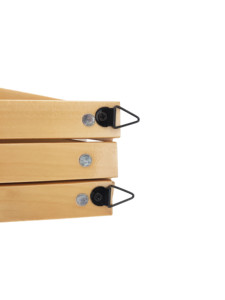 Colgador de pared de madera para baño para organización de corbatas - Product Image 5