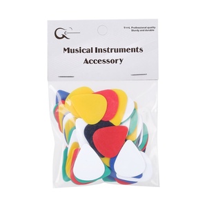 Púas de Guitarra K en Bolsa Transparente, Juego de Púas Triangulares Grandes de ABS/Celuloide, Accesorios para Guitarra - Product Image 5