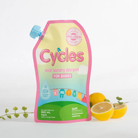 Emballage liquide en plastique personnalisé Feiao, pochette autoportante avec bec verseur pour détergent, emballage réutilisable pour détergent, sac Doypack avec bec verseur