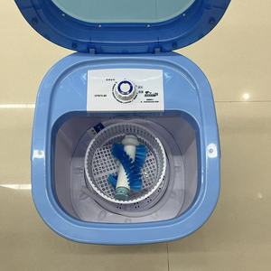 เครื่องซักผ้ากึ่งอัตโนมัติขนาด 7.5 กก. แบบพกพาขนาดเล็ก สำหรับซักผ้าและรองเท้า เหมาะสำหรับบ้านเช่า ใช้ในบ้าน เครื่องซักผ้าขนาดเล็ก - Product Image 3