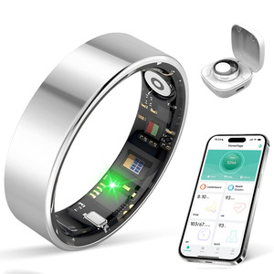 Bague connectée intelligente pour la fréquence cardiaque, l'oxygène sanguin, le suivi du sommeil et des pas, connexion Bluetooth, étanche IP68, moniteur de santé sportif - Product Image 3