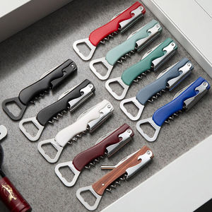 Chất Lượng Cao Đa Chức Năng Bằng Gỗ Xử Lý Rượu Vang Mở Corkscrew Thép Không Gỉ Công Cụ Cho Nhà Bếp Và Thanh Sử Dụng - Product Image 3