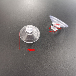 2Cm Clear <span class=keywords><strong>Sucker</strong></span> Zuignap Paddestoel Hoofd Sterke Vacuüm Sukkers Haken Hanger Voor Raamdecoratie Bruiloft Auto Glas - Product Image 6