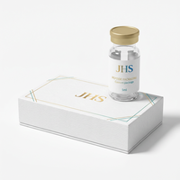 Boîte d'emballage haut de gamme pour flacons de 10 ml, avec emplacements pliables en mousse, étiquettes personnalisables de 2 ml, carton de 3 ml, 2 étiquettes pour flacons, boîte d'emballage