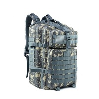 Sac à dos tactique durable 50L à motif camouflage, étanche, pour le sport en plein air, système de transport pour la randonnée, le trekking, en polyester